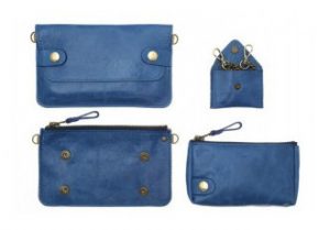 pochette bel air bleu cobalt galerie eber-specher-maroquineries
